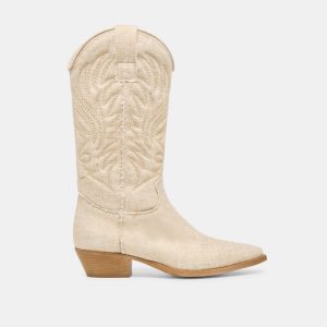 Tanner Boots Bone Fabric