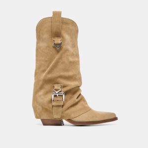 Rogue Boots Camel Suede