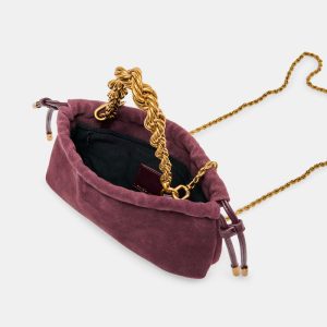 Cleo Crossbody Burgundy Suede