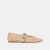 CAMEL PERFORATED SUEDE