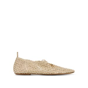Kaylyn Flats Oatmeal Crochet