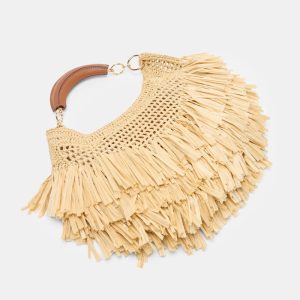 Amarilis Handbag Natural Raffia