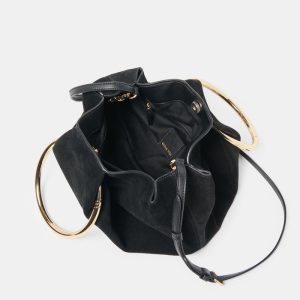 Channing Handbag Black Suede