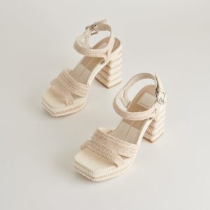 Anira Pearl Heels Ivory Pearls