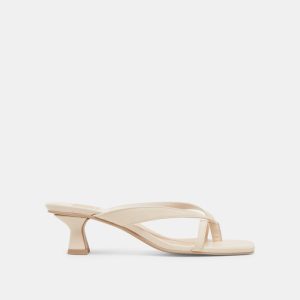 Brevel Heels Bone Leather