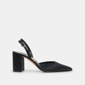 Carel High Heels Onyx Satin