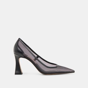 Malory Heels Onyx Mesh