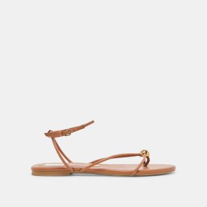 Kenley Sandals Saddle Leather