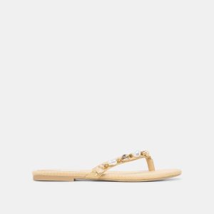 Kysha Sandals Lt Natural Raffia