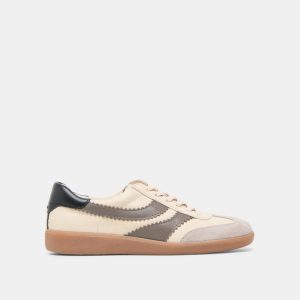 Merit Sneakers White Grey Leather
